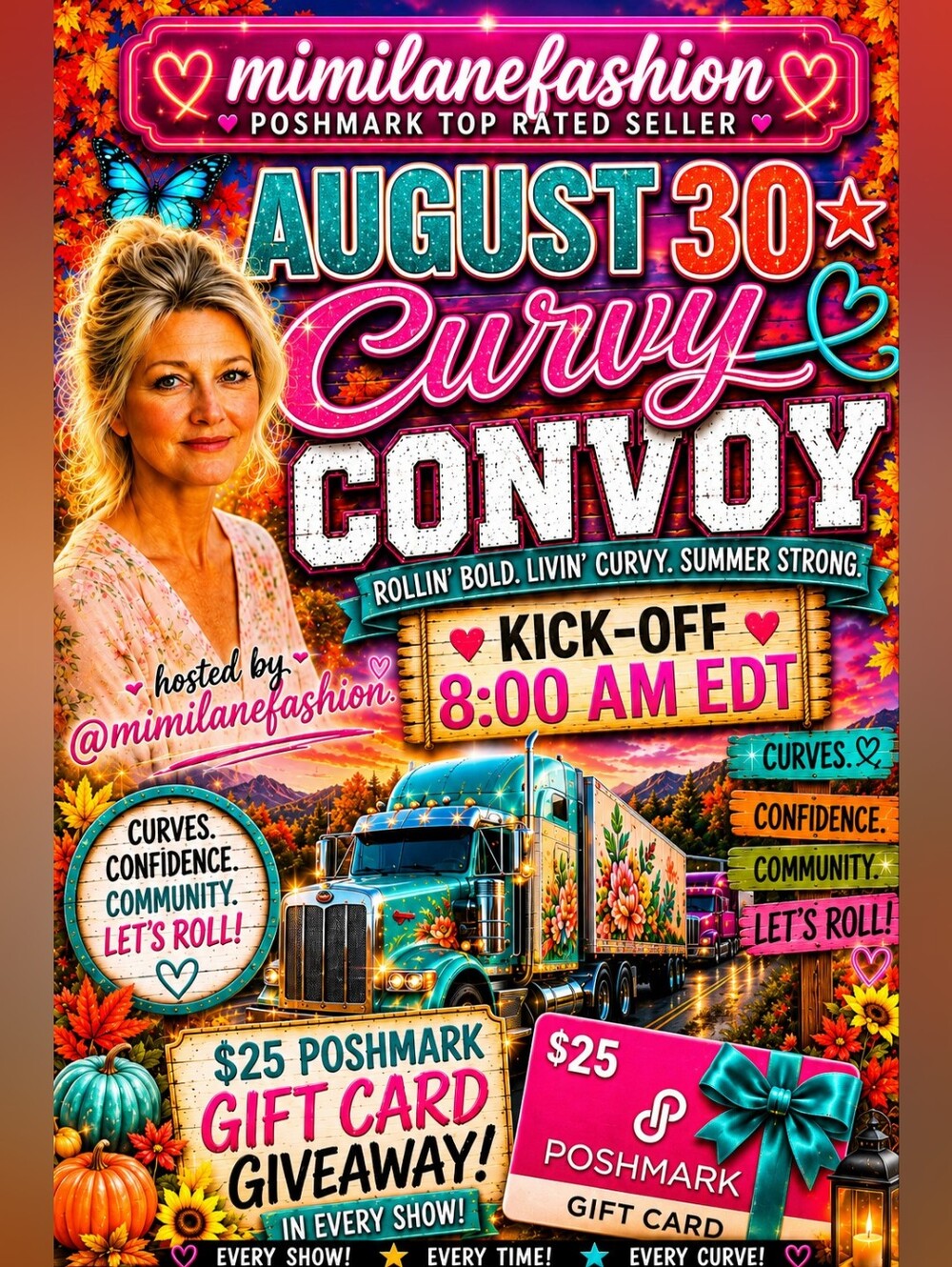 August 30th Curvy Convoy Kick Off At 8:00 am EDT - Picture 3 of 10